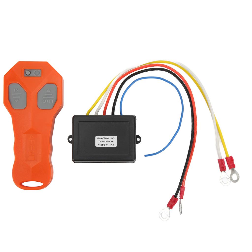 Universal Wireless Winch Remote Control Kit Waterproof Electric Winch Controller with 434MHZ Receiver for ATV Truck