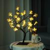 24 LED Fiber Optic Christmas Tree Light with USB & Battery Switch for Dreamy Bedroom Decor