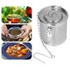 Stainless Steel Seasoning Bag Multipurpose Spice Filter Seasoning Strainer For Gravy Soup Taste Spice 1.3L