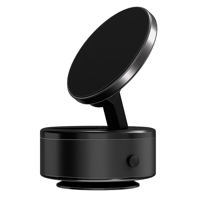 Car Mount Mobile Phone Holder Magnetic Black Technology Universal Adsorption Bracket for iPhone Samsung Vacuum Adsorption Stable
