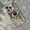 Spooky Scary Red Eye Laser Phone Case For  14T 14 13T 12T 13 12 11 Lite 5G NE 12X 12S POCO F5 X5 X6 M6 Pro Anti-fall Cover