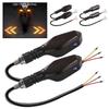 New Tech Motorcycle Projection Turn Signal Lamp Color Lights Sequential Universal Running Projection Light Flash Indicator I9g3
