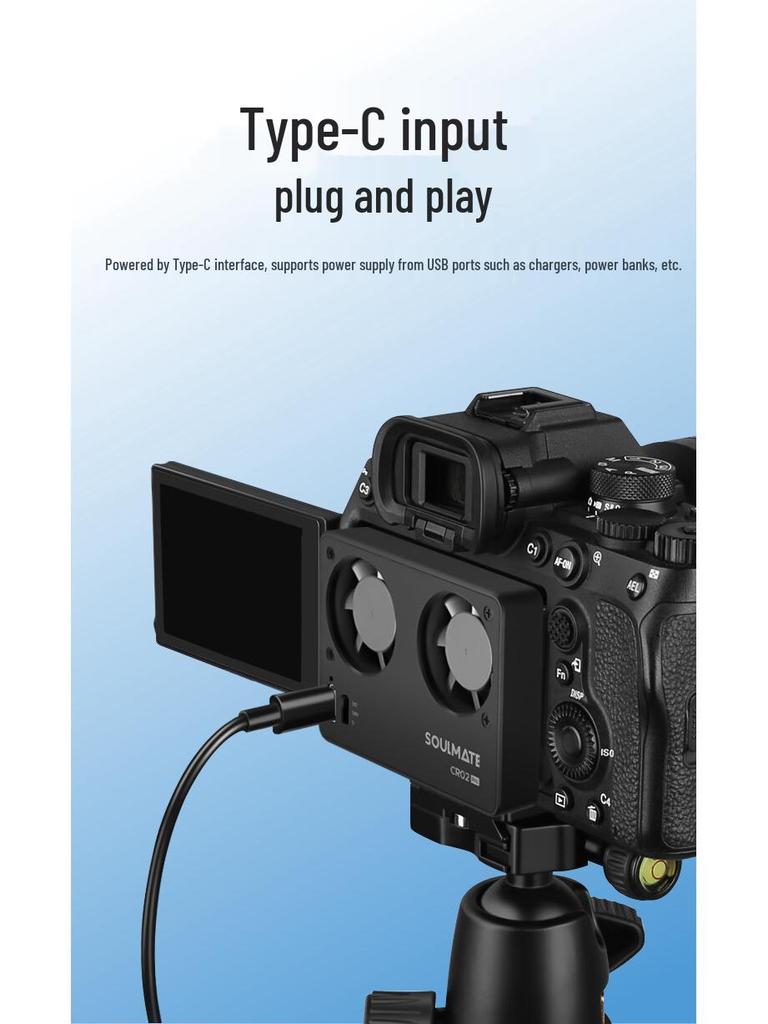 7Artisans CR02Pro Camera Cooler for ZV-E1, A6700, A7C2, ZV-E10, ZV-1, A7 Series