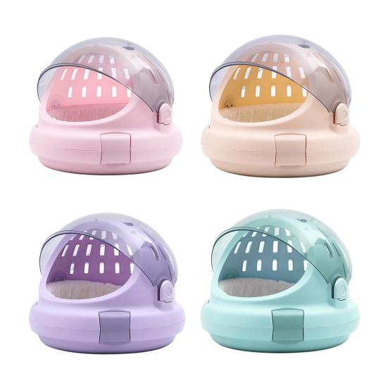 Space Capsule Pet Carrier with Pad Small Breathable Car Mounted Pet Travel Carrier for Dogs And Cats Within 10lbs