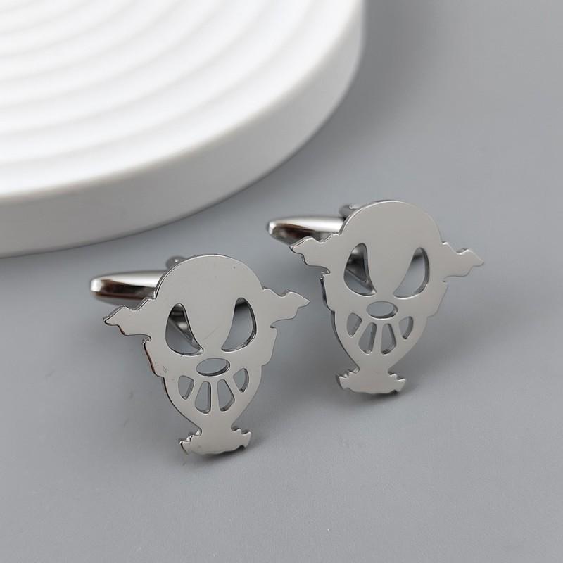 European American Broken Soul Clown Brooch Cufflinks Retro Middle Ancient Style Horror Easter Essential Clothing Accessories