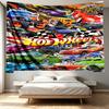 Hot Wheels Print Tapestry - Portable Wall Decor Cloth, for Home, Dorm, Travel, Bedroom, Living Room - Ideal Birthday Housewarming Gift