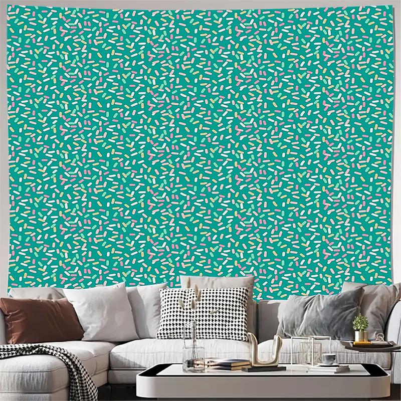 

Colorful Sprinkle Tapestry Wall Hanging Aesthetic Room Decor Backdrop Dorm Decor Bohemian Wall Art Home Decoration Twin Size Bed 74x94cm(29x37in)