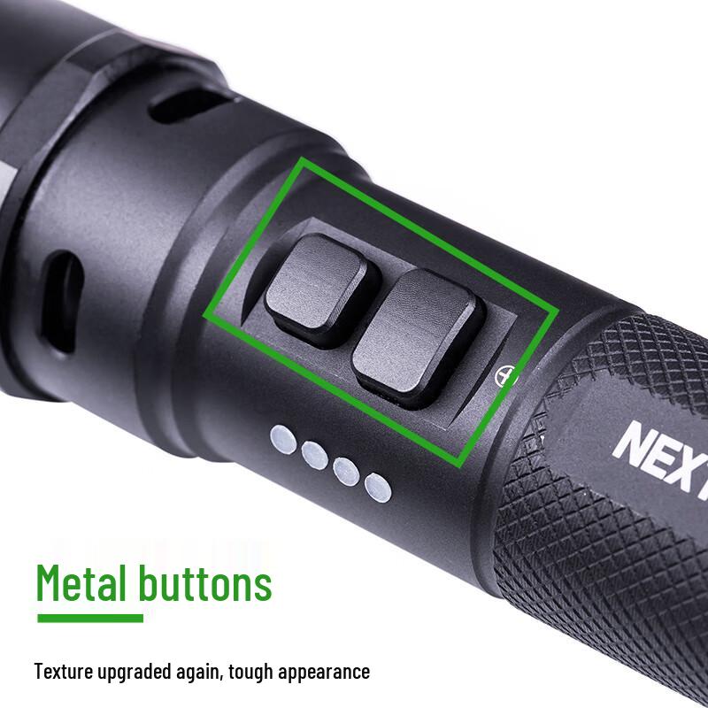 NEXTORCH P86 Rechargeable LED Flashlight with Electronic Whistle