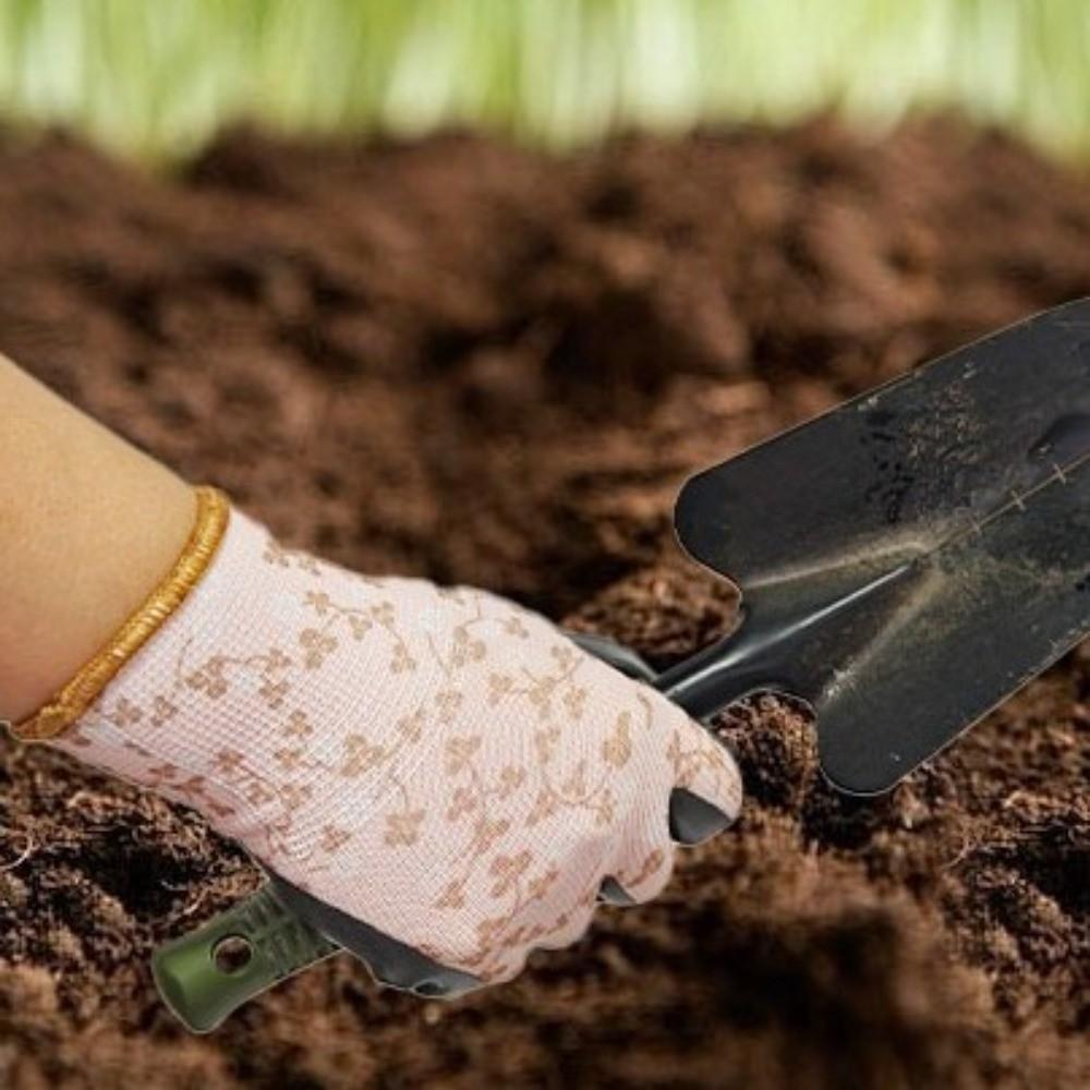 Floral Pattern Work Gloves Breathable Protective Mittens Labor Protection Gloves  Rose Planting
