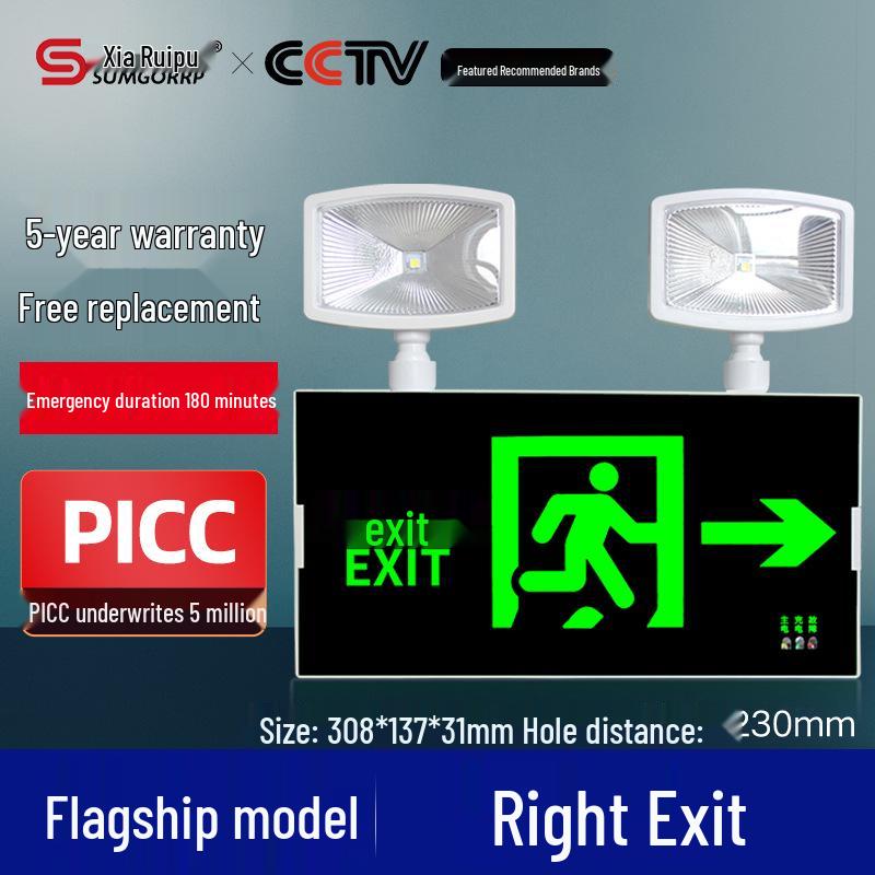 Multifunctional Super Bright Emergency Exit Light & Sign
