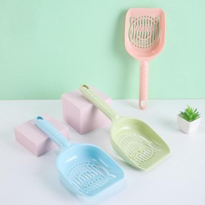 Long Handle Cat Litter Scoop with Fine Holes - Easy To Clean and Perfect for Pet Waste Management
