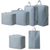 6Pcs Travel Storage Bags Portable Clothes Compressed Packing Cubes Suitcase Bag Classified Cloth Storage Lightweight Luggage Bag