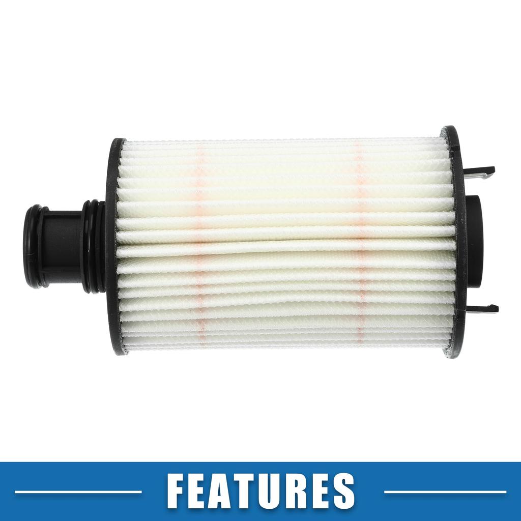 A ABSOPRO Filter No.LR011279 O-Ring Filter Fits Land R Over Defender 110 2022 2023 Plastic Paper Black