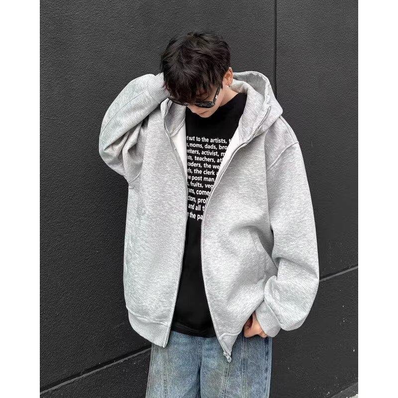 Trendy Harajuku Japanese Style Half-High Collar Sweatshirt L