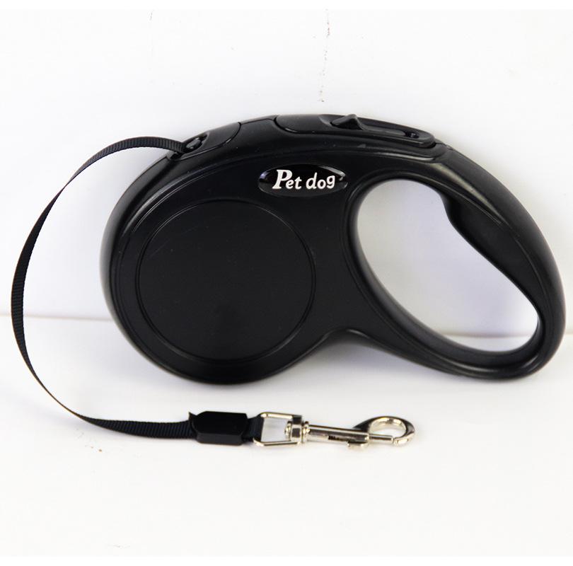 

Собачья веревка Маленький и средний автоматический собачий поводок Взрывозащищенный 3/5 метров питомец телескопический поводок 5 meters paper card чёрный
