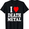 I Heart (Love) Death Metal Music Rock Moshpit Hardcore T-Shirt