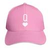 Black and White Queen of Hearts Card Game Baseball Cap Vintage Tactical Cap Fun Hats Snap Back Hat GirlS Hats Unisexs
