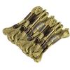 24pcs Glossy Cross-Stitch Thread Braided Metallic Embroidery Thread  Clothing Decoration