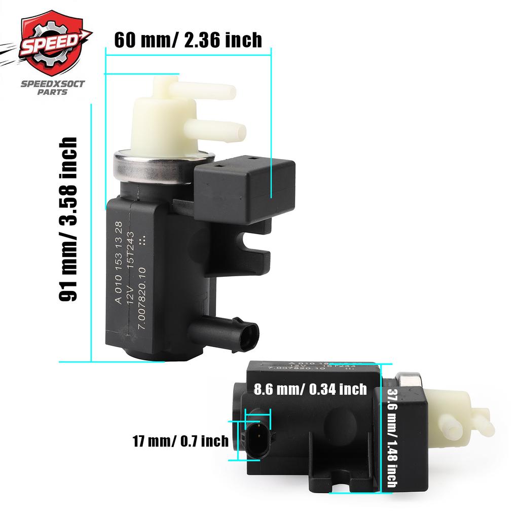 1PCS  A0101531328 Solenoid Pressure Valve For Mercedes-Benz GLC180 C200 A180 B200 Turbo Control Valve A0081535428 A0001531800