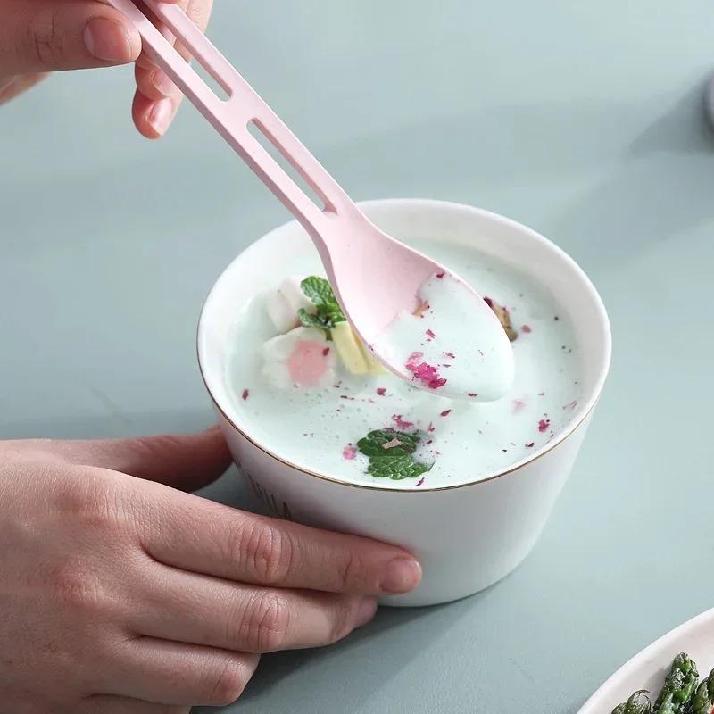 1set/3pcs Three-in-one Cutlery Portable Family Western Tableware Set Is Suitable for Travel Business Trip and Camping