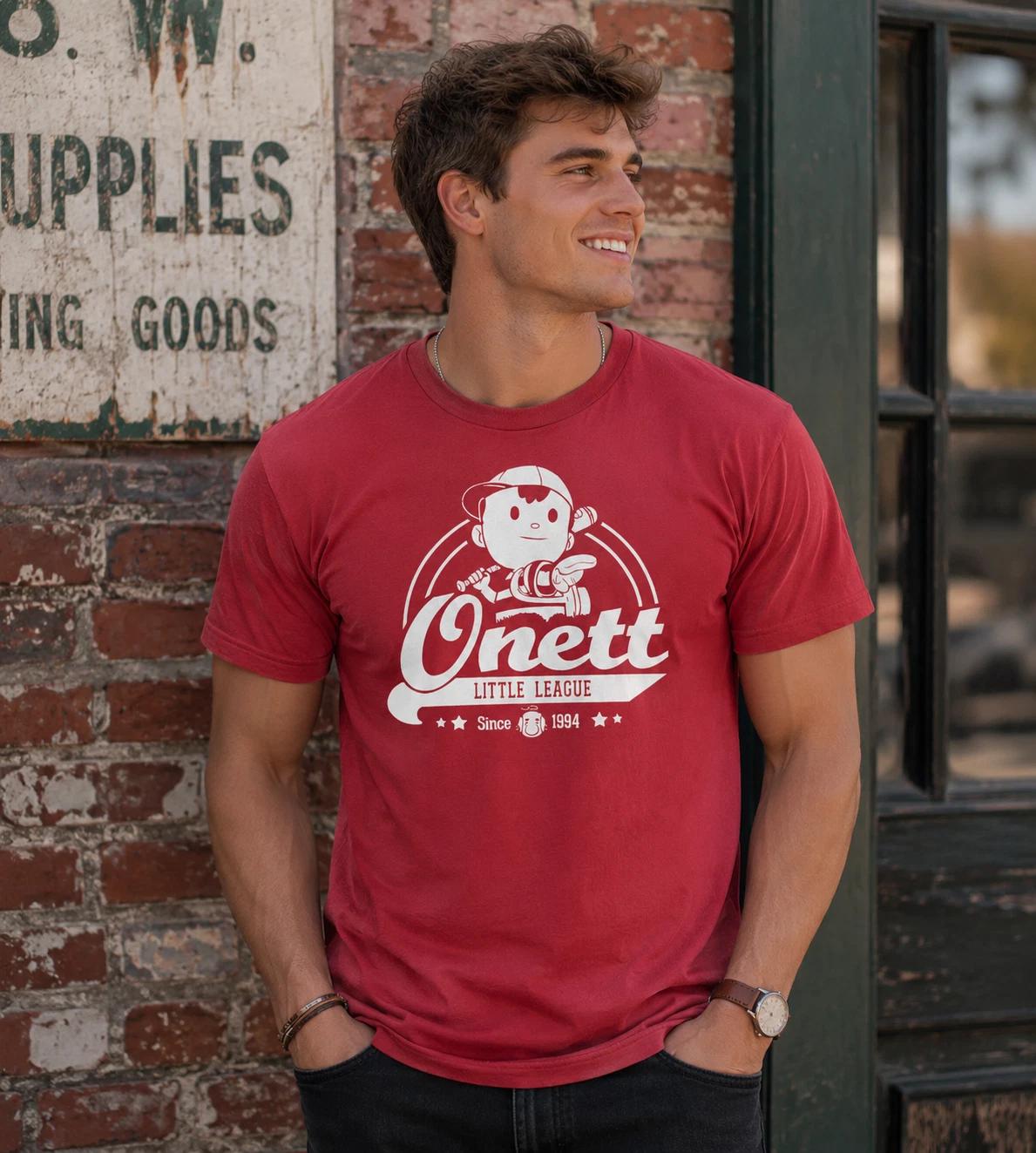 Onett Little League Retro Gaming T-Shirt EarthBound Inspired Graphic Tee XXXL