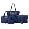 Women's Bag New Fashionable Six-piece Set, Mother and Child Bag Large-capacity Shoulder Portable Messenger Bag