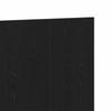 Bed Headboard In Black Oak Look 160 X 1.5 X 80.5 Cm