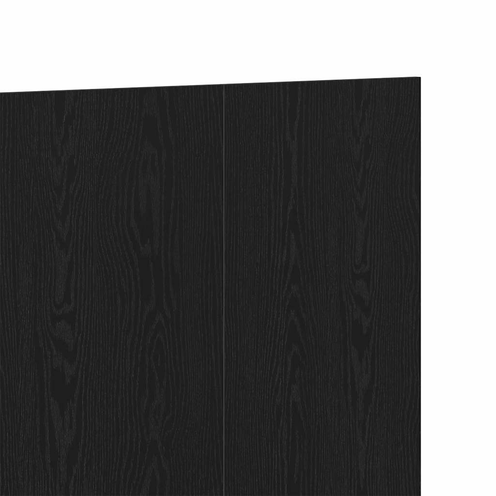 Bed Headboard In Black Oak Look 160 X 1.5 X 80.5 Cm