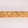 Jing Xi Ji Natural Yellow Rutilated Quartz Round Beads for DIY Jewelry