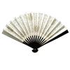 Tea tea ceremony for black Rikyu 6 tea ceremony ceremony utensils, fan, Urasenke, men, lacquered, Hyakushu, cm,