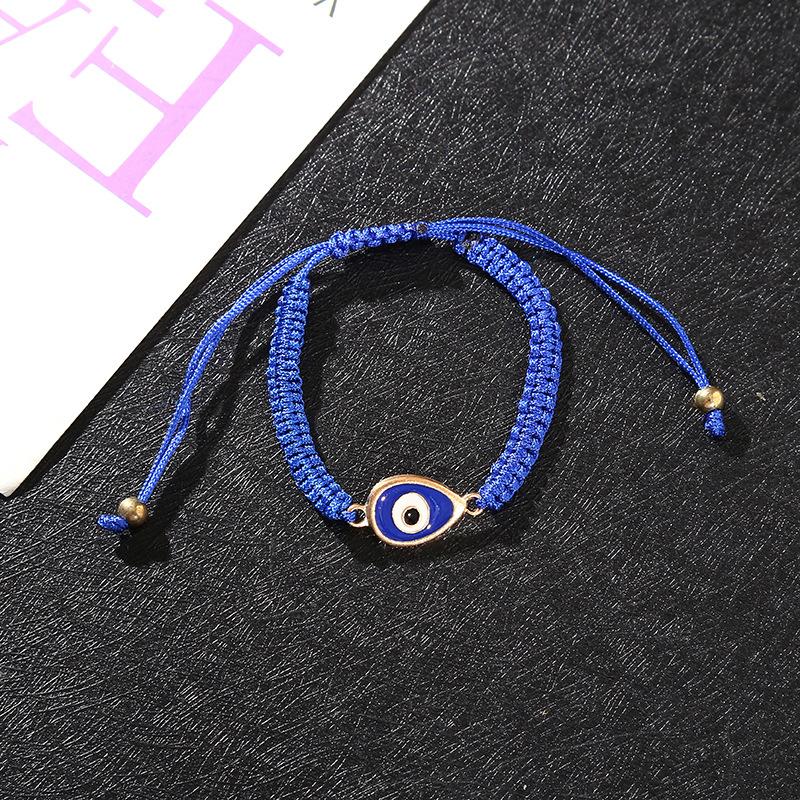 Bohemia Turkish Evil Eye Rope Bracelet For Women Matching Braslet Simple Boho Holiday Braclet