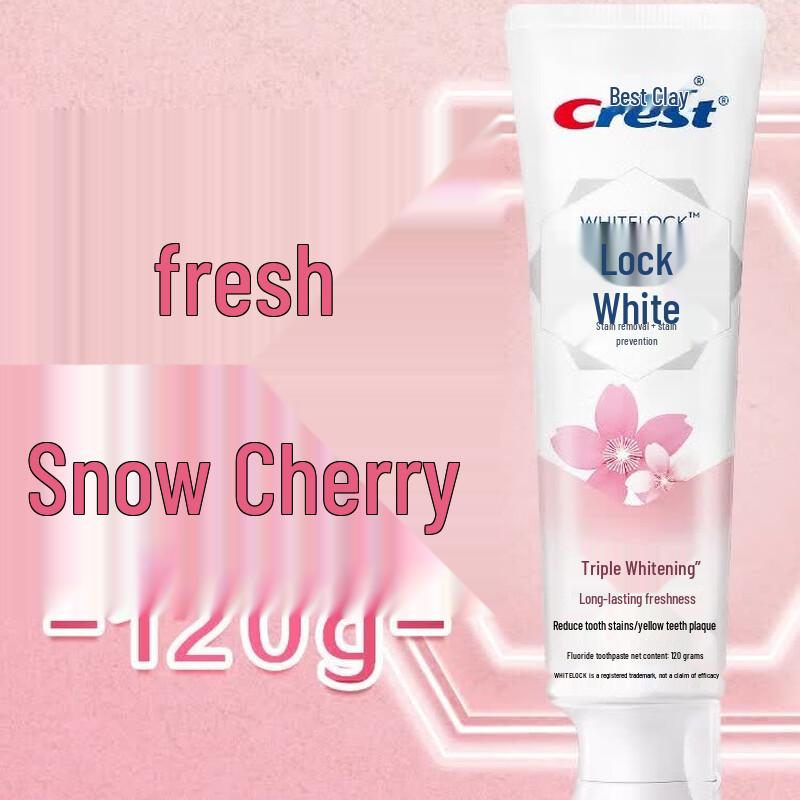 Crest  Little White Tube  Whitening Toothpaste, Cherry Blossom Scent