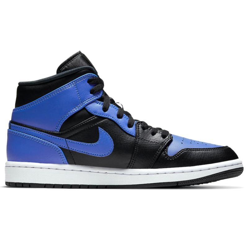 Air Jordan 1 Mid 'Hyper Royal Black' Jordan 554724-077