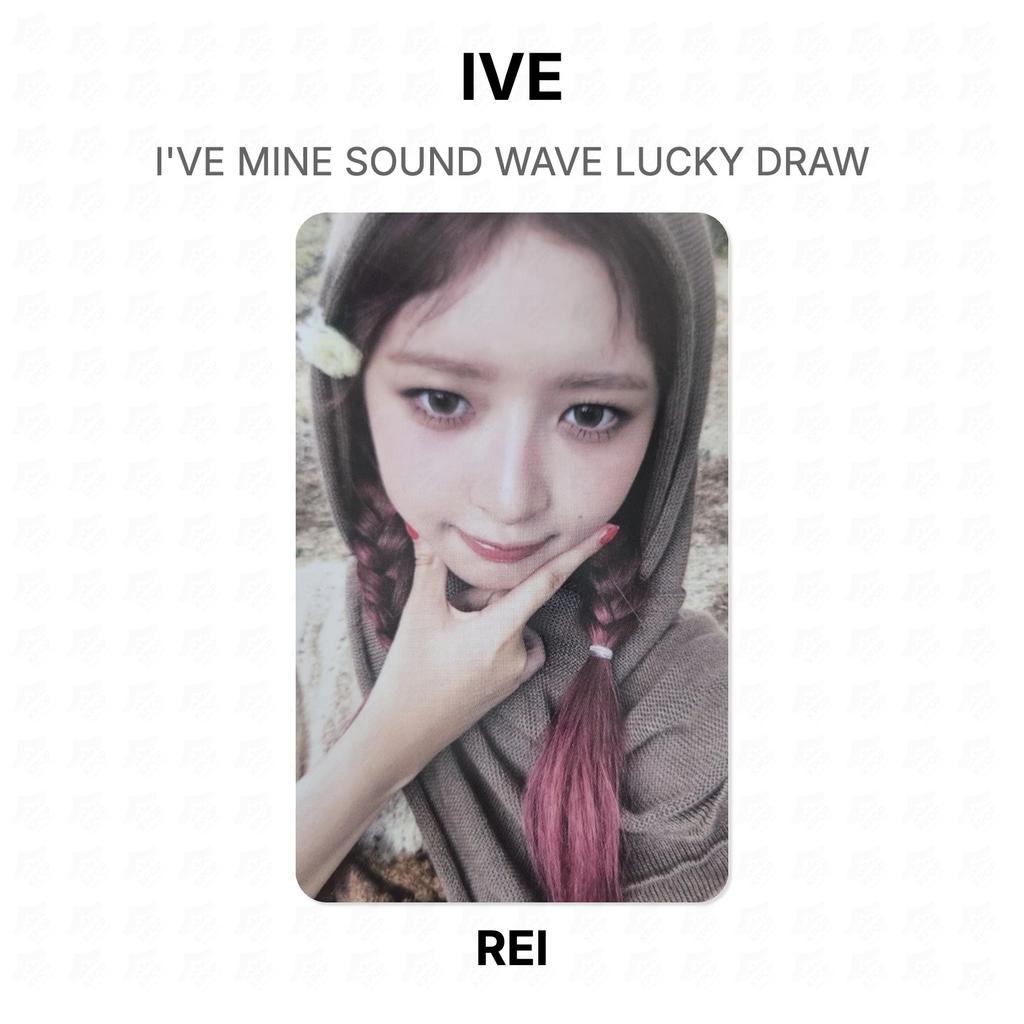 IVE I'VE MINE SOUND WAVE LUCKY DRAW Official Photocard