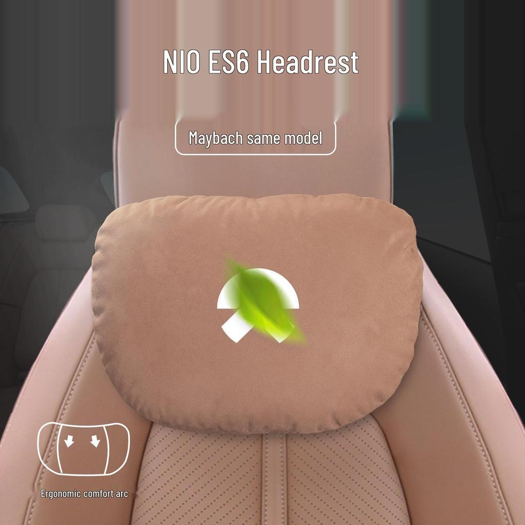 NIO ES6 Car Headrest & Lumbar Support Pillow - Neck Protection & Comfort