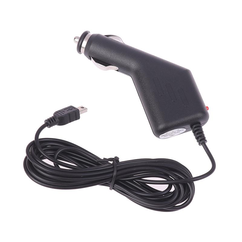 1ks DC 5V 1,5A Mini USB adaptér do auta Nabíječka Napájecí kabel pro Dvr Gps do auta
