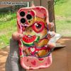 Phone Case: 2D Flat, Fits iPhone 12 Pro To 18, Phone Accessory, Capybara Eating Watermelon, Perfect Gift for Christmas and Halloween