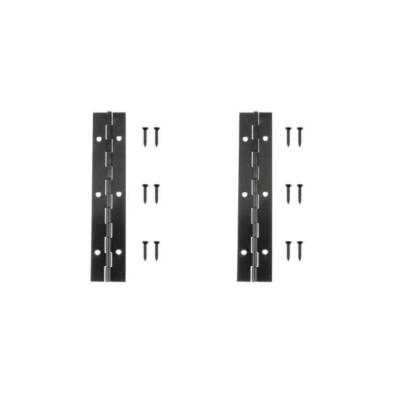 Smooth Operating Piano Hinge Suitable for Bifold Door Applications Including Mounting Screws for Noise Reduction Safe