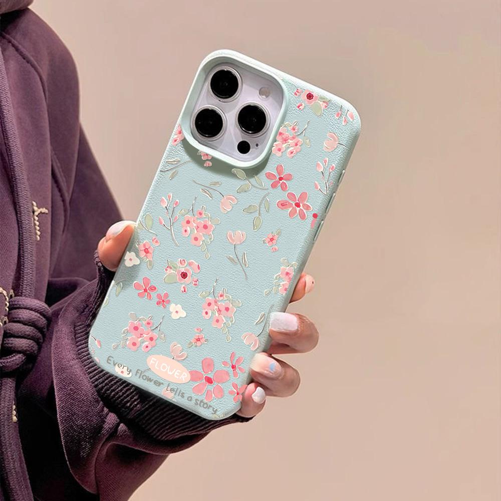 Pouzdro na telefon pro iPhone 11 13 XR XS Max pouzdro pro iPhone 12 14 15 16 Pro Max 12 Pro 15 Plus kožené malované vodotěsné odolné proti pádu a opotřebení kreslený film