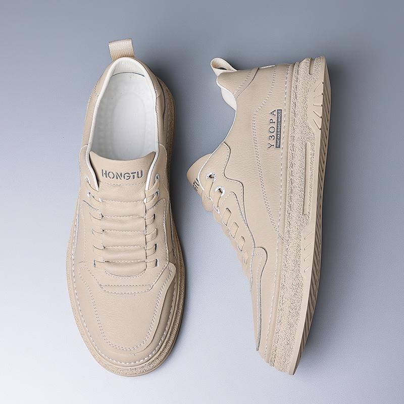 Spring New High Quality Wear Resistant Sole Sports Oxford Shoes Versatile Men's Leather Casual Shoes Office Men's Business Shoes