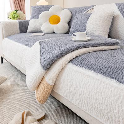 Plush Sofa Cushion Non-slip Living Room Cushion Winter Thickened Sofa Cover for All Seasons New Cover Cloth