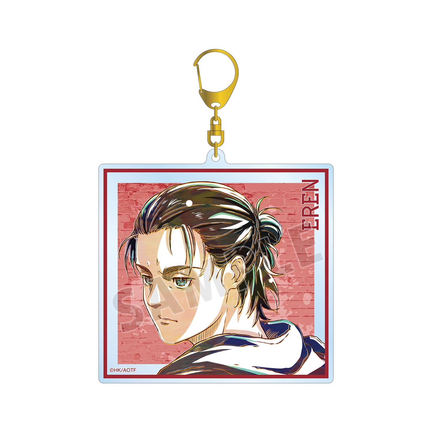 TV Anime on Eren Ani Art 4th Edition Big Acrylic Keychain Attack Titan