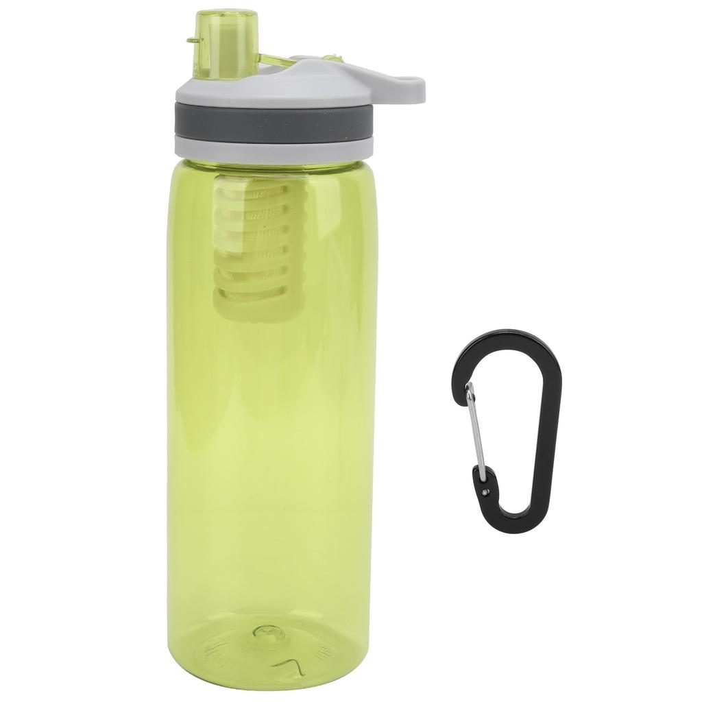 770ml Portable Filtered Water Bottle Outdoor Water Purifier for Camping Hiking Emergency
