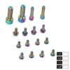 Mountain Bike Brake Lever Screw Kit Ti Alloy Brake Handle Lever Fastener Adjusting Screws with Washe
