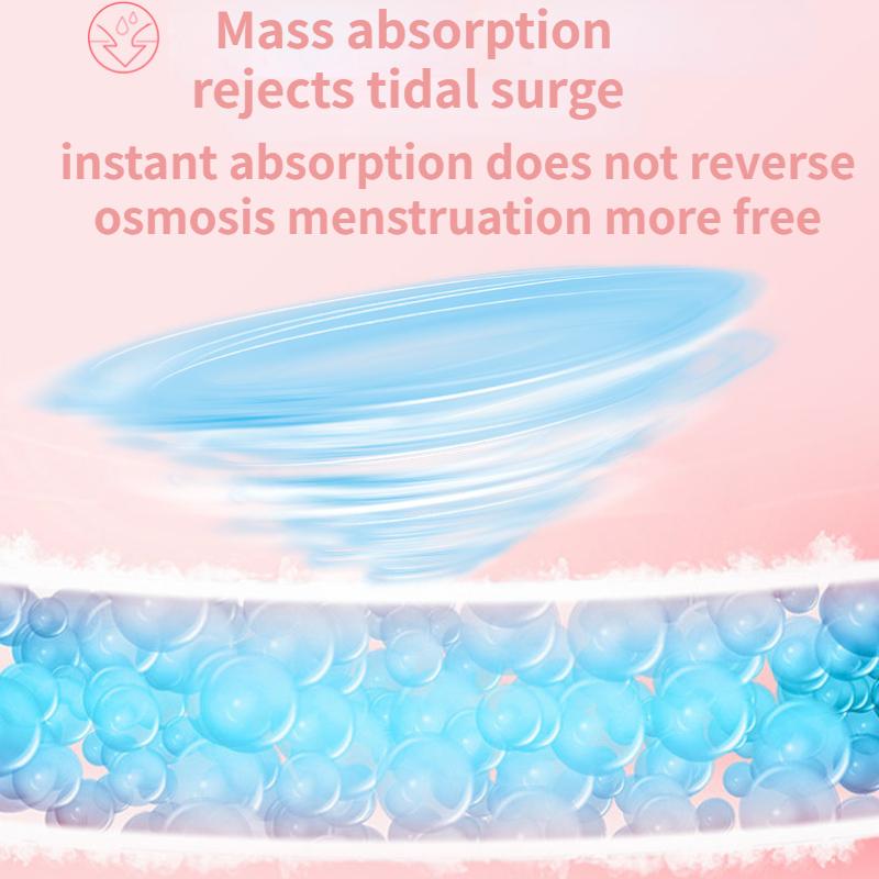 Assorbenti mestruali in morbido cotone per l'igiene femminile, comodi, traspiranti e a prova di perdite