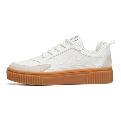 Sommer Niedrige Skateboard-Schuhe Damen Elfenbeinweiß 922018050-3
