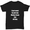 Maine Coon Cat T-Shirt Lover Mom Dad Funny Gift Idea Gag Unisex Tee