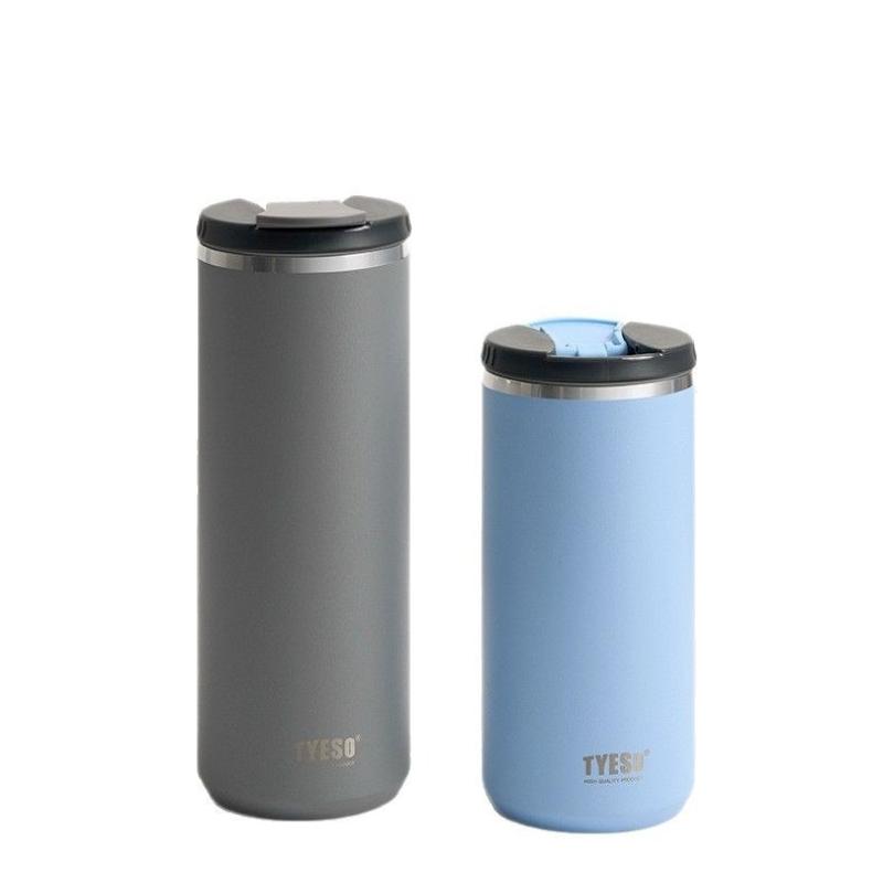 TYESO 600ml/750ml Vacuum Flask Stainless Steel Thermal Bottle Portable Coffee Milk Mug Travel Tumbler Keep Hot/Cold Water Cups
