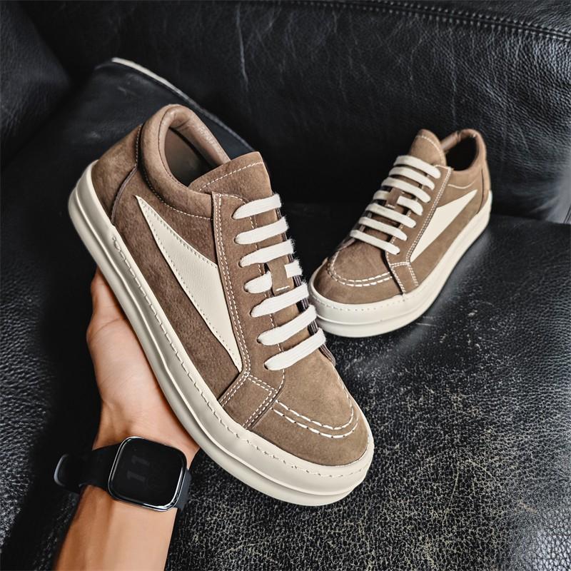 Casual Little White Shoes Cleanfit Shoes Platform Derby Shoes Big Head Commuting Ro Wind Inverted Triangle Board Shoes Men And Women