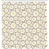 Floral Shower Curtain - Pastel Daisy Print, Polyester Woven, Fashion Theme, All-Season Bath Decor, Line Dry, Includes 12 Hooks